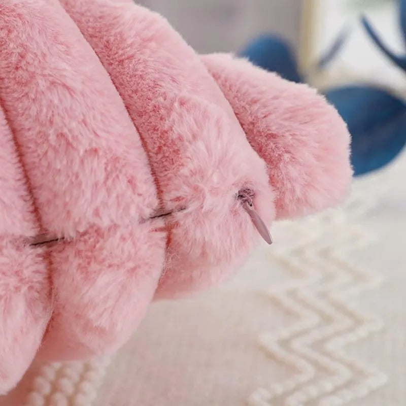 Ribbed Faux Fur Cushion Cover – Soft & Textured