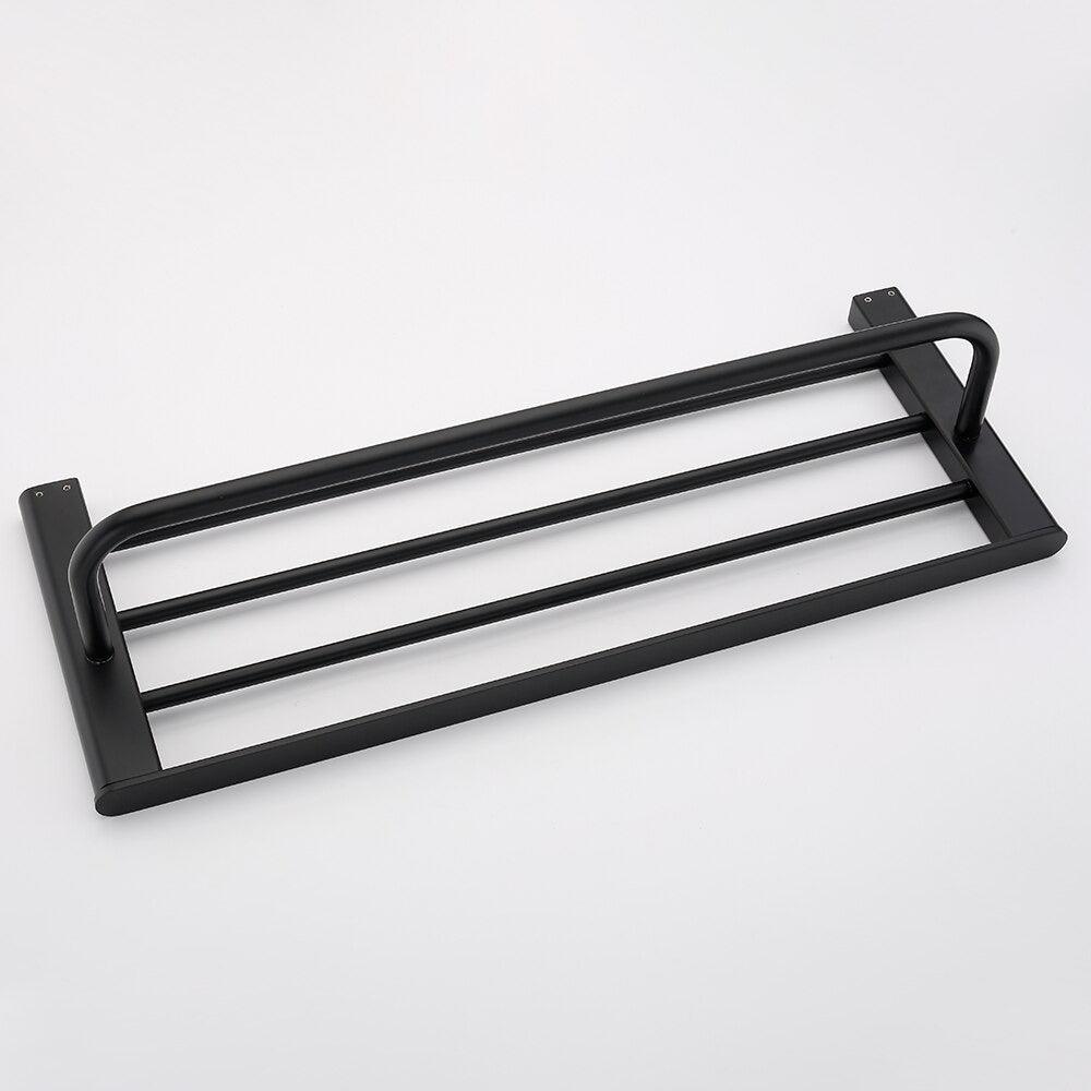 Modern Black Towel Rack