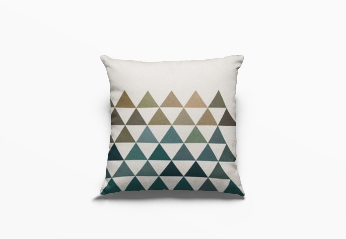 Geometric Linen Cushion Covers – Set of 4, 45 × 45cm