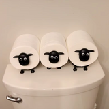 3D Sheep Toilet Roll Holder – Decorative Freestanding Bathroom Storage