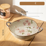 Vintage Hand-Painted Ceramic Bowl – 700ml