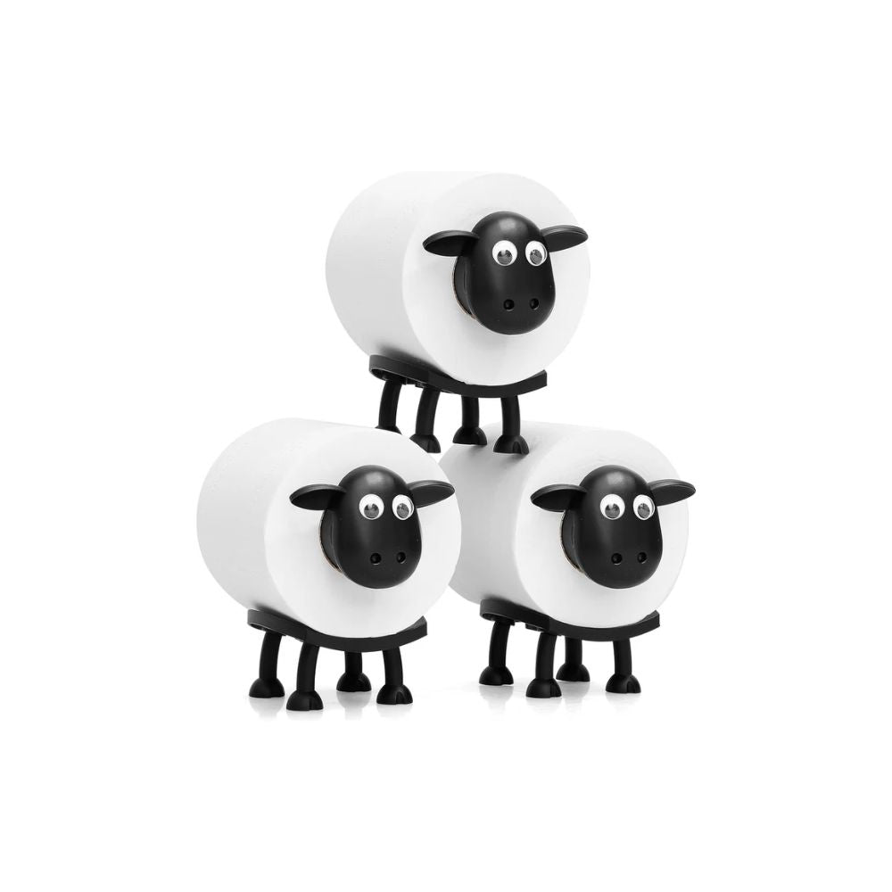 3D Sheep Toilet Roll Holder – Decorative Freestanding Bathroom Storage