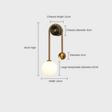 Nordic Gold Wall Light