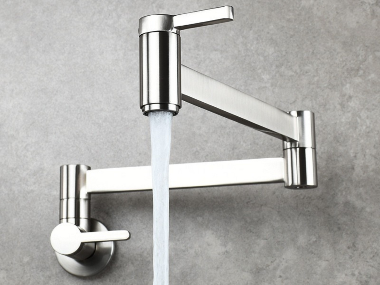 Wall-Mounted Pot Filler Tap