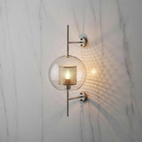Modern Glass Bathroom Wall Light
