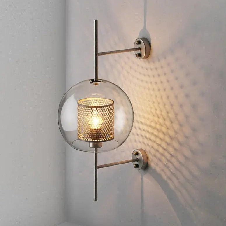 Modern Glass Bathroom Wall Light