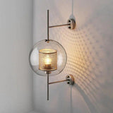 Modern Glass Bathroom Wall Light
