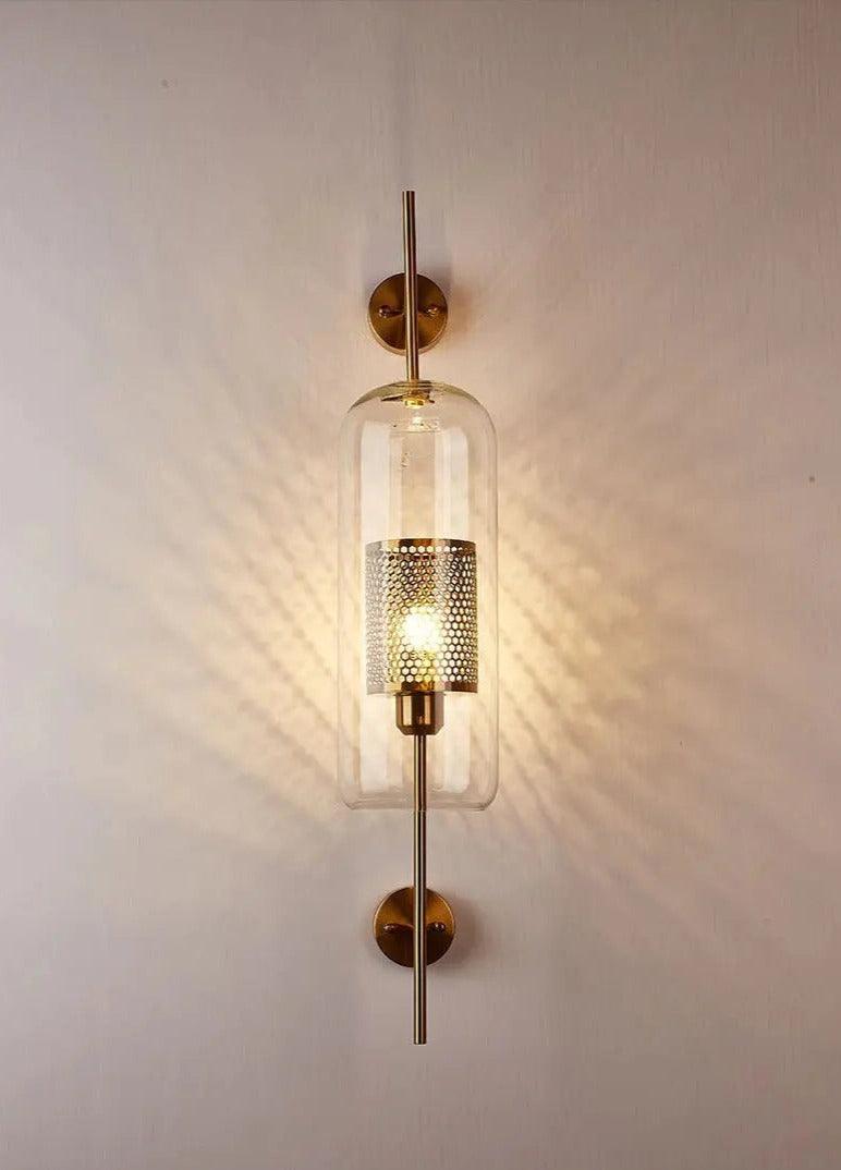 Modern Glass Bathroom Wall Light