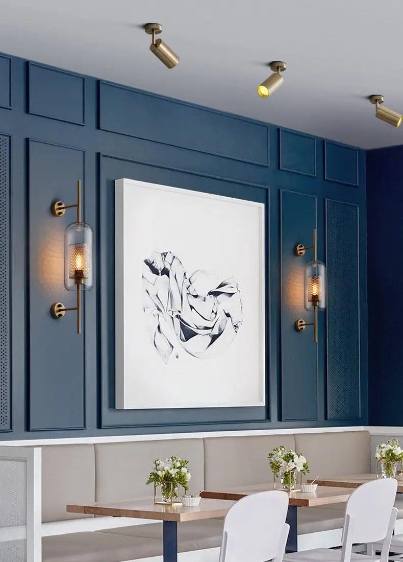 Modern Glass Bathroom Wall Light