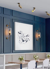 Modern Glass Bathroom Wall Light