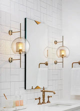 Modern Glass Bathroom Wall Light