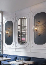 Modern Glass Bathroom Wall Light