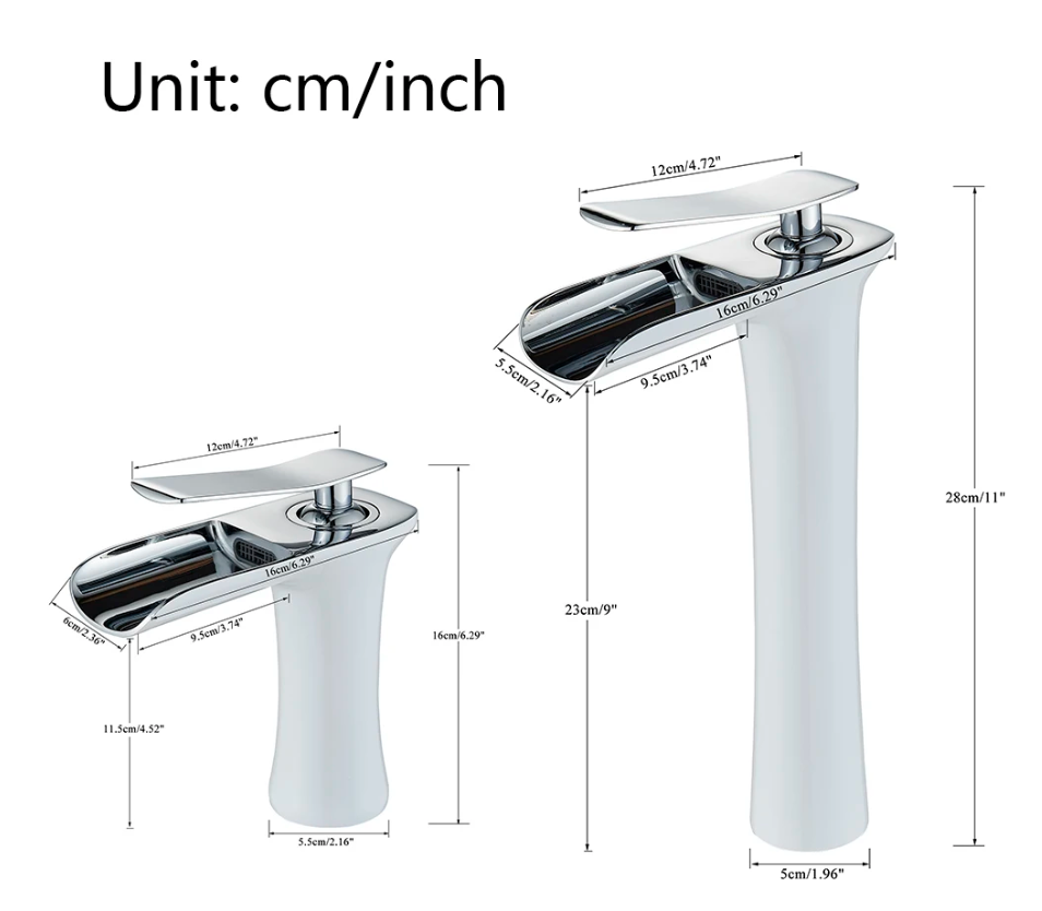 Modern Waterfall Basin Tap