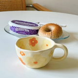 Flora Hand-Painted Ceramic Mug – 250ml