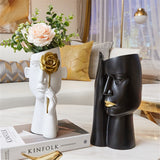 Muse Abstract Face Vase
