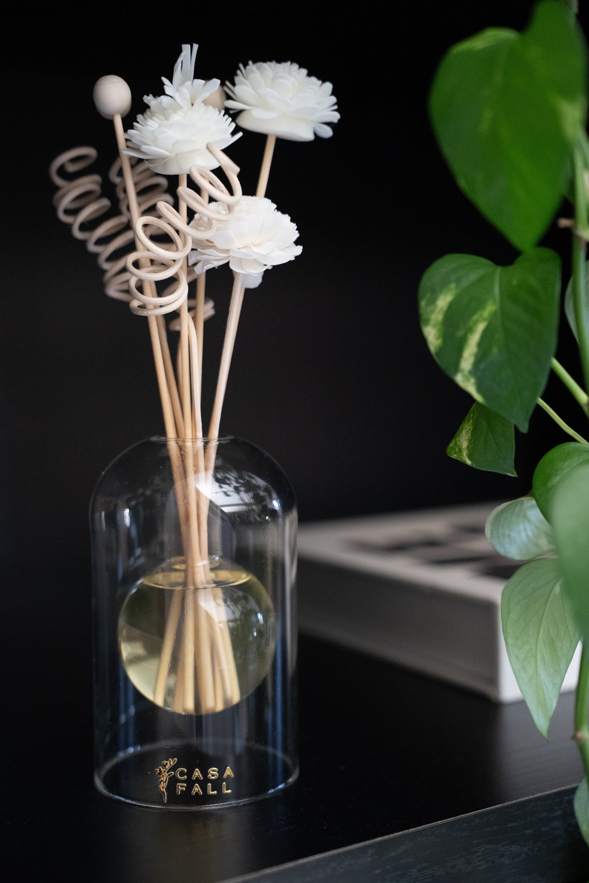 Luxury Round Glass Reed Diffuser Bottle – 130ml
