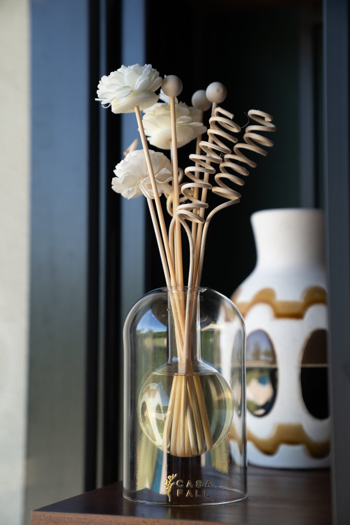 Luxury Round Glass Reed Diffuser Bottle – 130ml