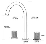 Three-Hole Deck-Mounted Basin Tap