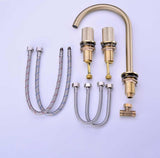 Three-Hole Deck-Mounted Basin Tap