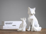 Lumi Geometric Fox Sculpture