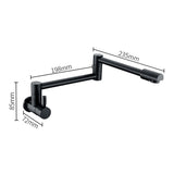 Wall-Mounted Folding Pot Filler Tap