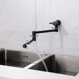 Wall-Mounted Folding Pot Filler Tap