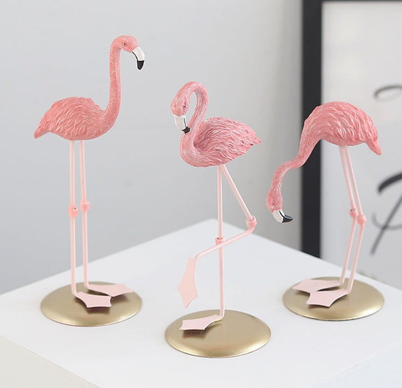 Fleur Pink Flamingo Sculpture
