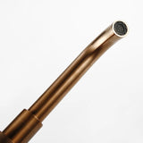 Torneira de lavatório único para banheiro, ouro rosa escovado, Torneira misturadora giratória 360, quente e fria, charme da moda, 100% cobre