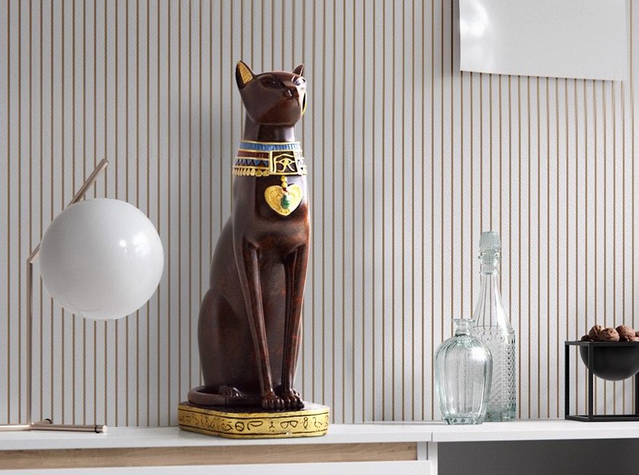 Bastet Ancient Egyptian Cat Sculpture