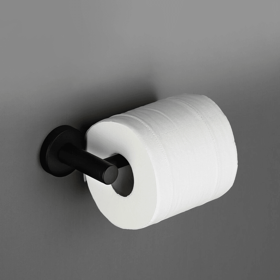Minimalist Wall-Mounted Toilet Roll Holder