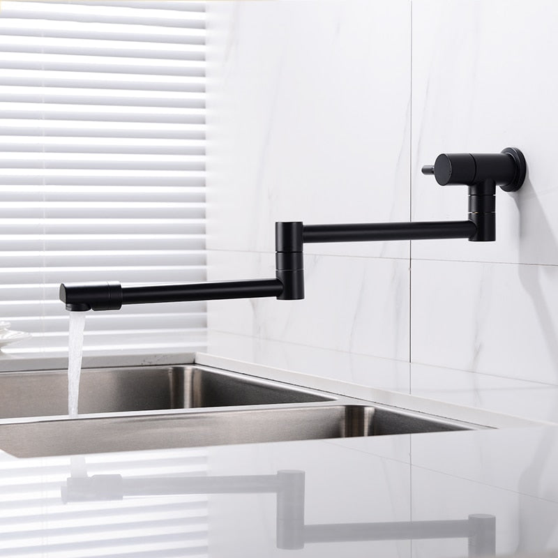 Wall-Mounted Folding Pot Filler Tap