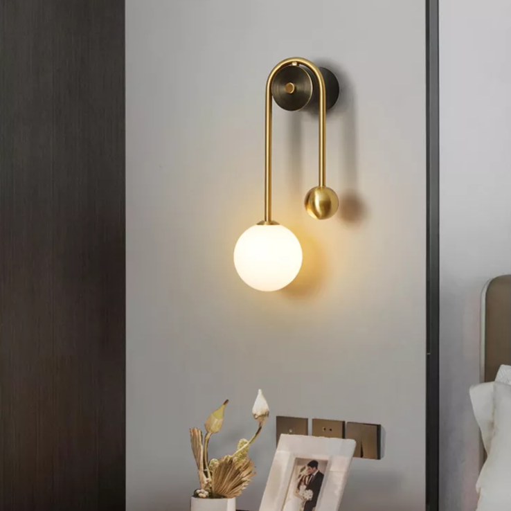 Nordic Gold Wall Light