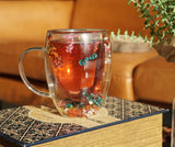 Fall Double-Walled Glass Mug – 300ml
