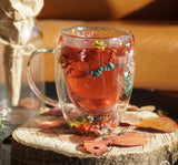 Fall Double-Walled Glass Mug – 300ml