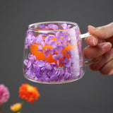 Botanical Double-Walled Glass Mug – 200ml