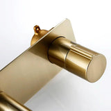 Wall-Mounted Brass Basin Tap