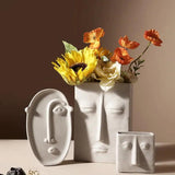 Human Face Series Vases.