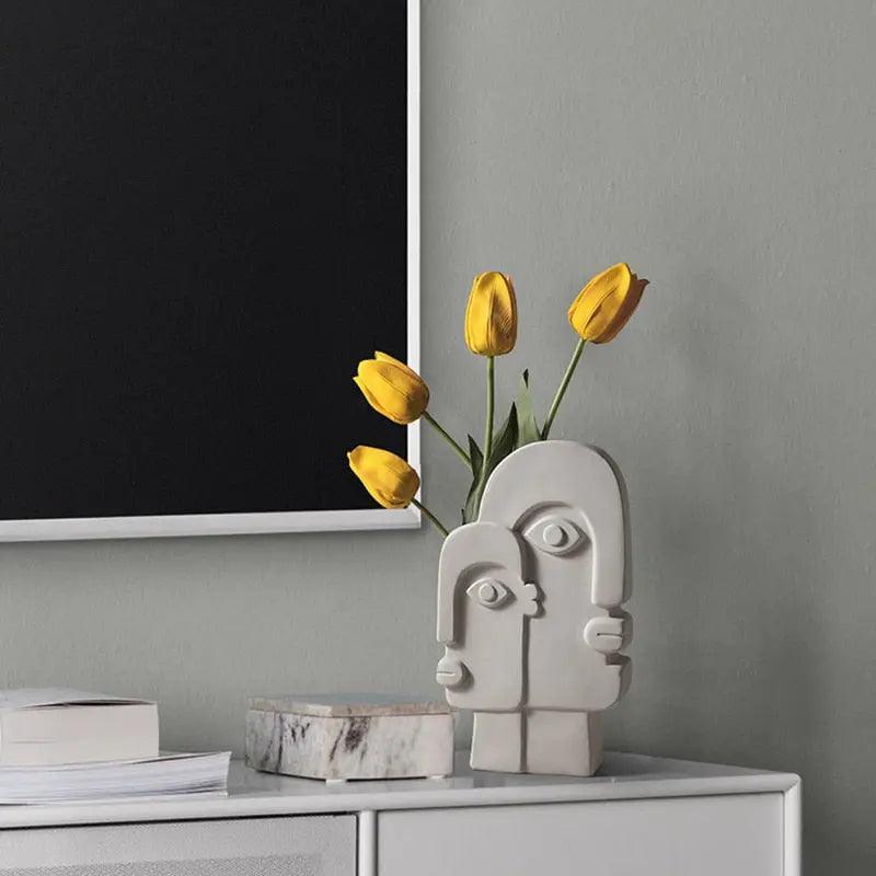 Human Face Series Vases.
