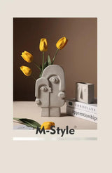 Human Face Series Vases.