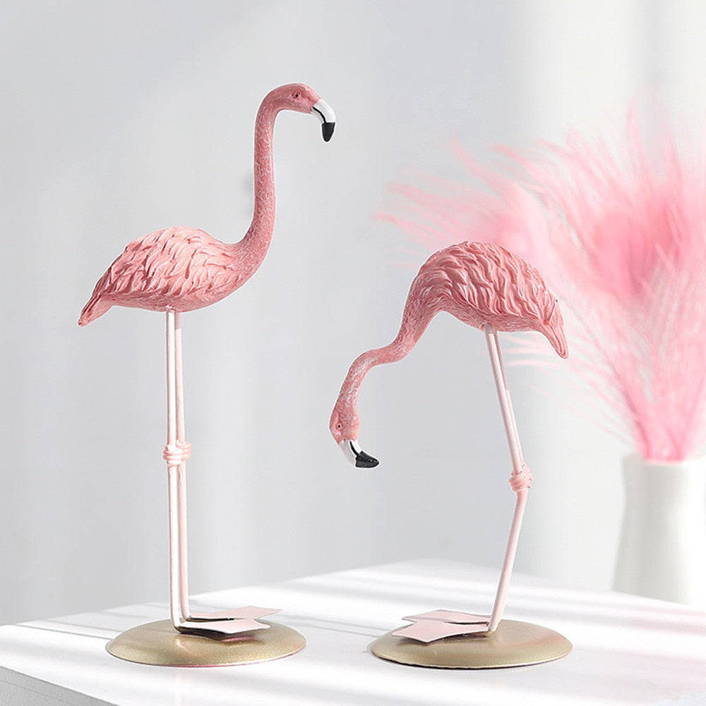 Fleur Pink Flamingo Sculpture