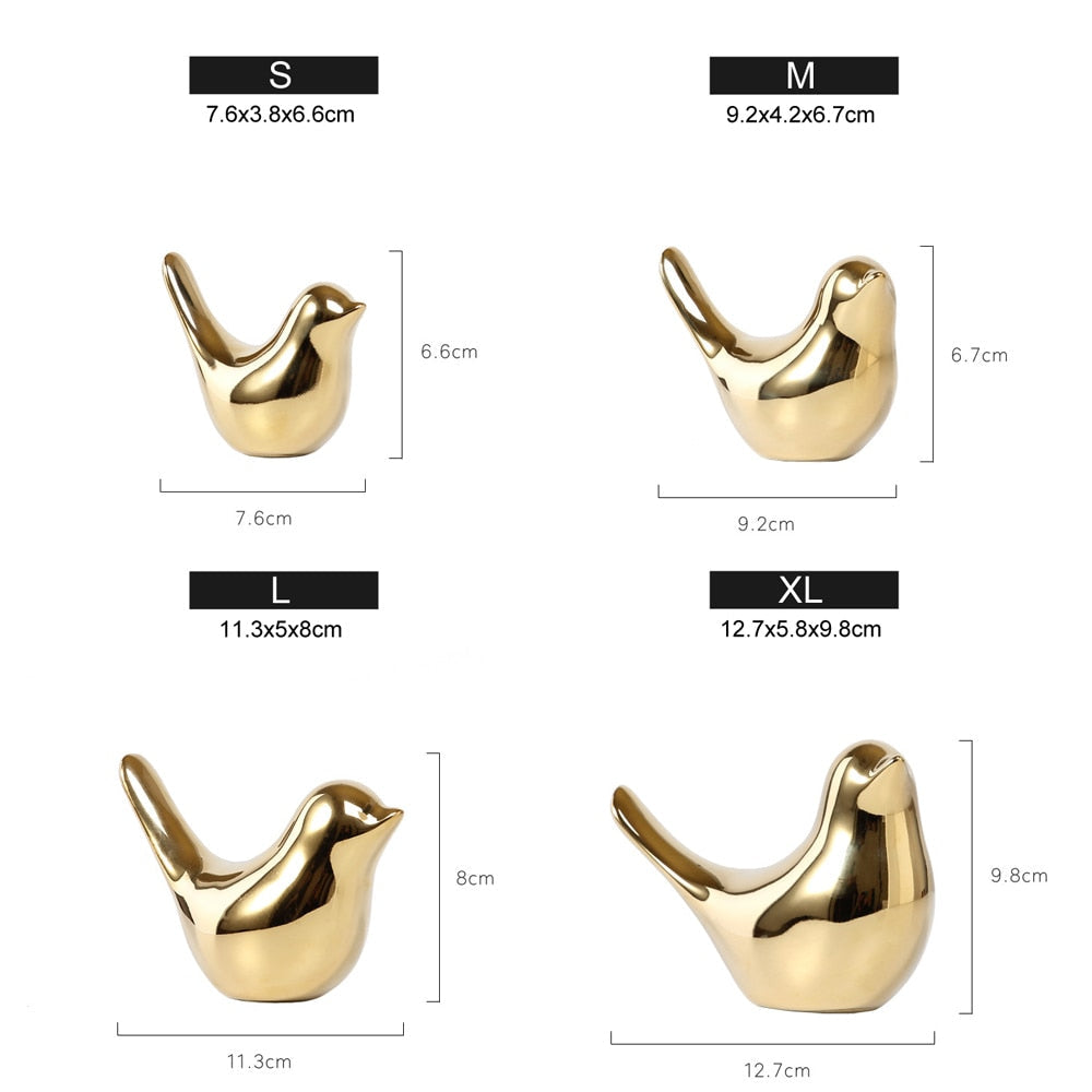 Aurelia Golden Bird Figurine