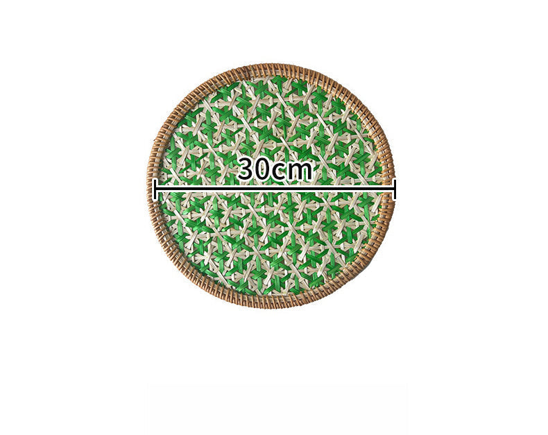 Natural Rattan Woven Placemats – 30cm