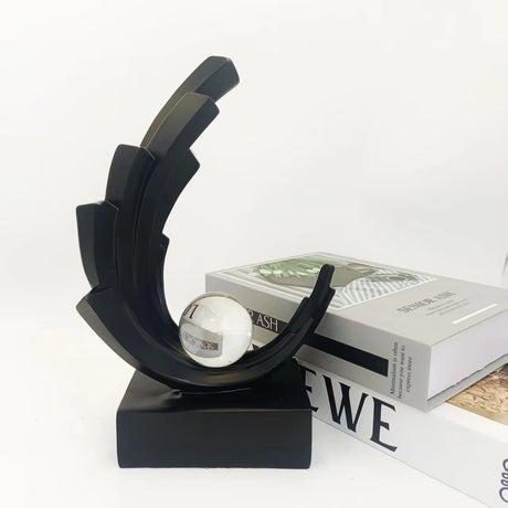 1pc estatueta colecionável, luz de luxo suave decoração casa sala estar entrada armário vinho tv gabinete decoração housewarming abertura presente