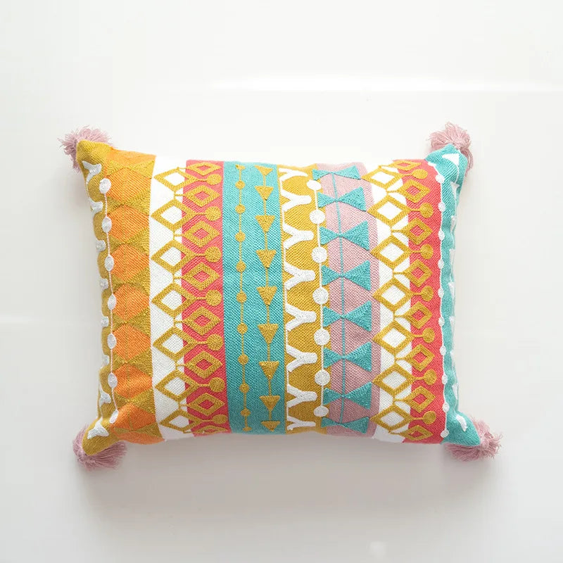 Nordic Ethnic Cotton Pillow Cover