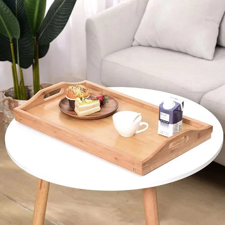 50cm mesa dobrável de bambu mini mesa de jantar multifuncional café da manhã sobremesa bandeja cama mesa casa sala estar quarto suprimentos