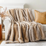 Luxurious Faux Fur Throw Blanket