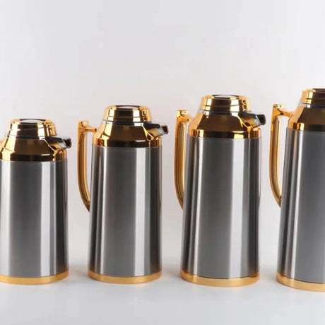 1.0 l/1.3 l/1.6 l/1.9 qualidade elevada venda quente personalizado dubai arábia saudita ouro quente vácuo árabe pote thermos fabricante