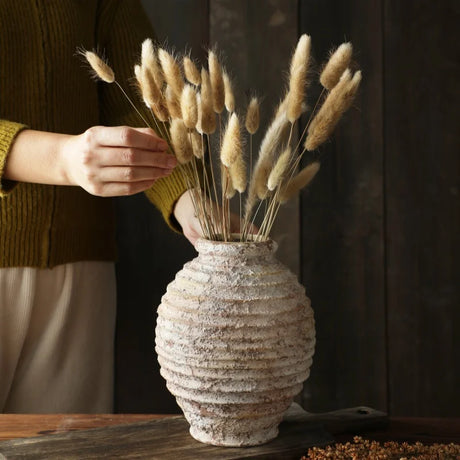 Vaso cerâmico artesanal de estilo vintage, Decoração para casa, Acessórios de cerâmica e cerâmica, Home Decor Vasos