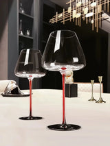 Copos de vinho tinto de vidro de cristal conjunto de vidro de vinho alto casa alto valor borgonha copo de vinho alta 720ml grande capacidade barware
