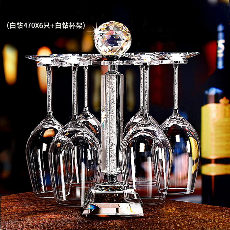 Elegant Crystal Wine Set